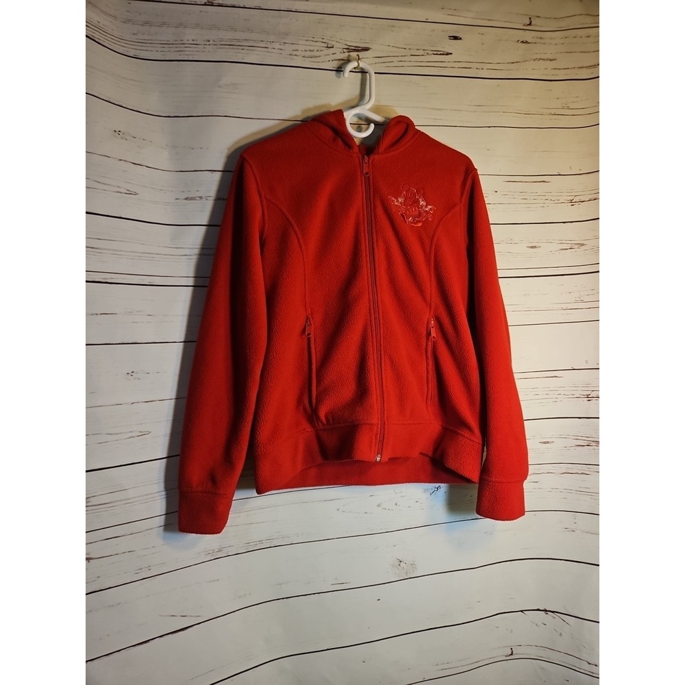 Disneyland Resort Fleece Jacket Mickey, Red, Size M